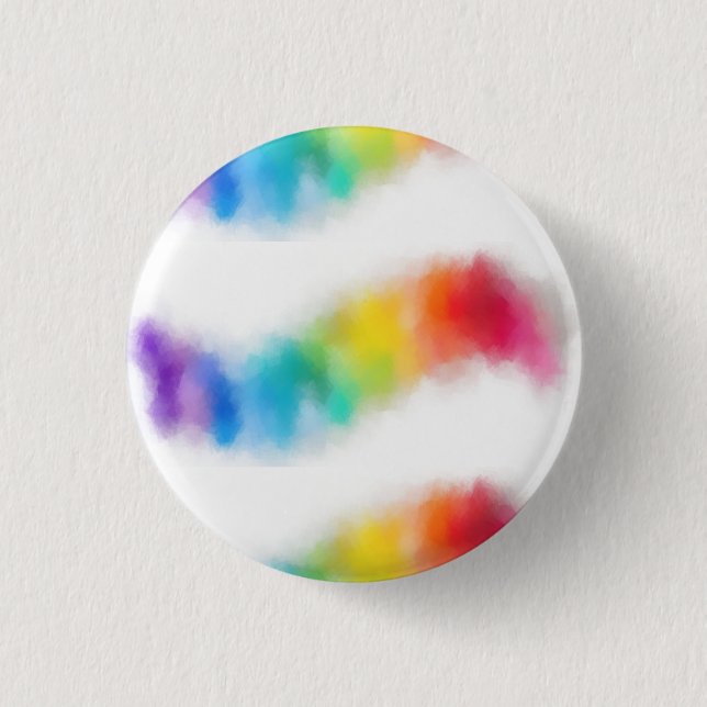 Colourful Abstract Template Modern Rainbow Colours 3 Cm Round Badge (Front)