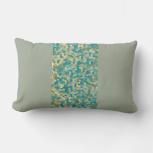 Colourful Abstract Texture Pattern Lumbar Cushion