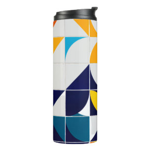  Colourful Abstract  Thermal Tumbler