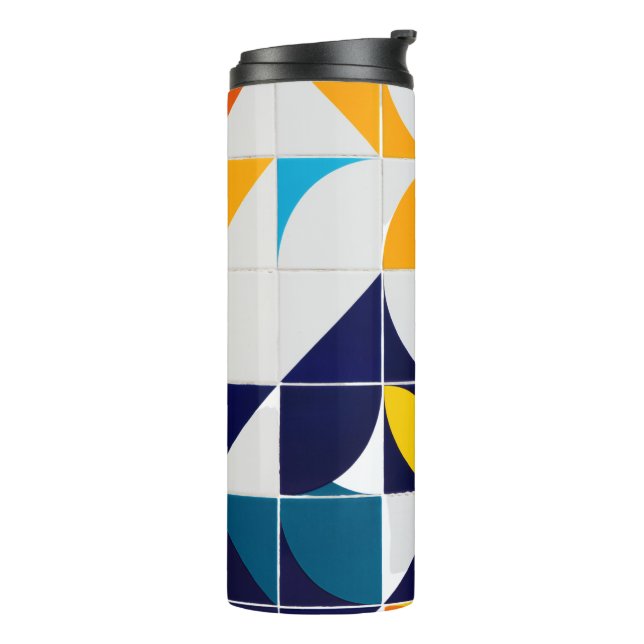  Colourful Abstract  Thermal Tumbler (Rotated Left)