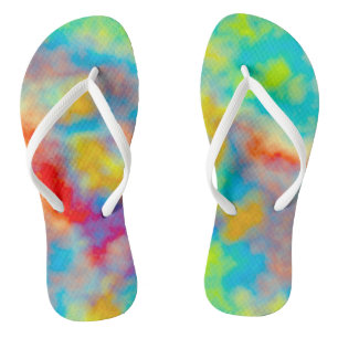 Colourful Abstract Thongs