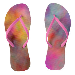 Colourful Abstract Thongs