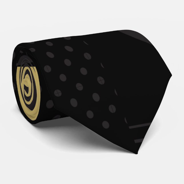 Colourful Abstract   Tie (Rolled)