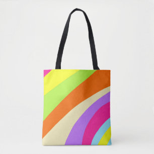 Colourful abstract tote bag