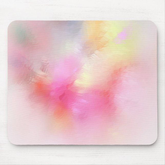 Colourful Abstract Trendy Elegant Modern Template Mouse Pad (Front)