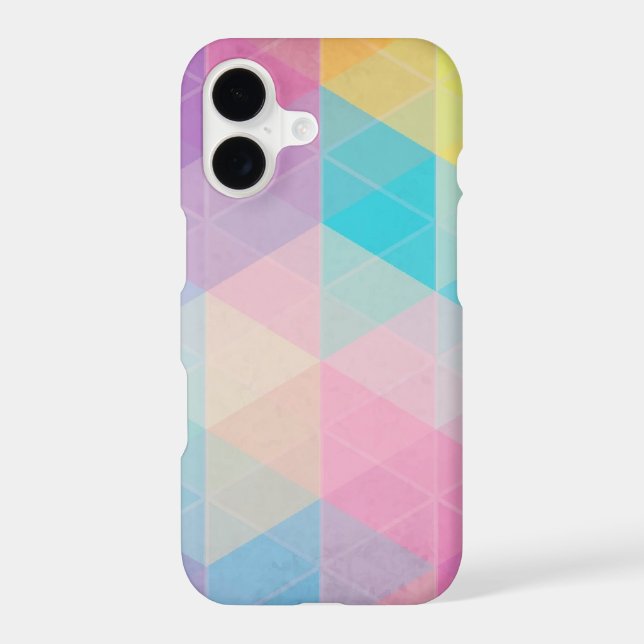 Colourful abstract triangles background (Back)