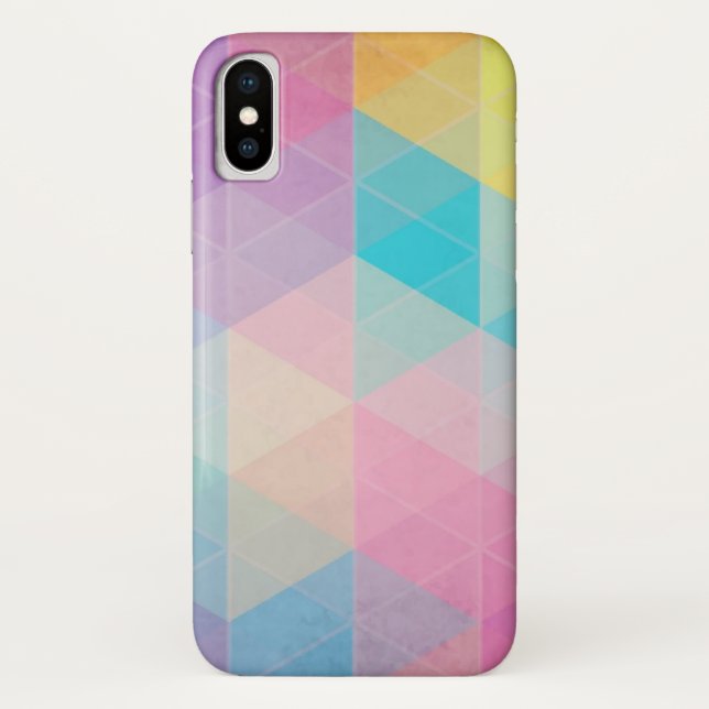 Colourful abstract triangles background Case-Mate iPhone case (Back)