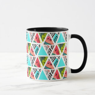 Colourful Abstract Tropical Pattern Mug