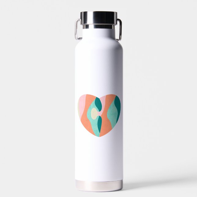 Colourful Abstract Water Bottles (Front)
