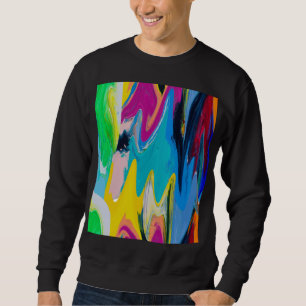 Colourful abstract, watercolor motion blur. sweatshirt