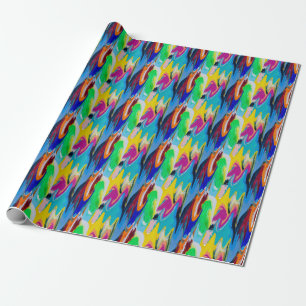 Colourful abstract, watercolor motion blur. wrapping paper
