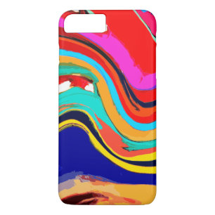Colourful Abstract Wave of Colour iPhone 7 Plus iPhone 8 Plus/7 Plus Case