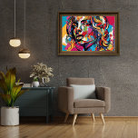 Colourful Abstract Woman Pop Art Design  Poster<br><div class="desc">Dive into a vibrant world of artistic expression with our Colourful Abstract Woman Pop Art Design Poster. This captivating artwork beautifully combines the bold spirit of pop art with the mesmerising allure of abstract design. The vivid colours and intricate details create a striking visual experience that sparks creativity and imagination....</div>