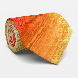 Colourful Abstract Wood Grain #2 Tie