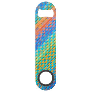 Colourful Abstract Woven Digital Pattern