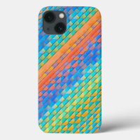 Colourful Abstract Woven Digital Pattern