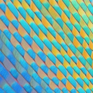 Colourful Abstract Woven Digital Pattern Wallpaper