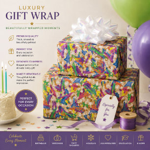 Colourful Abstract Wrapping Paper