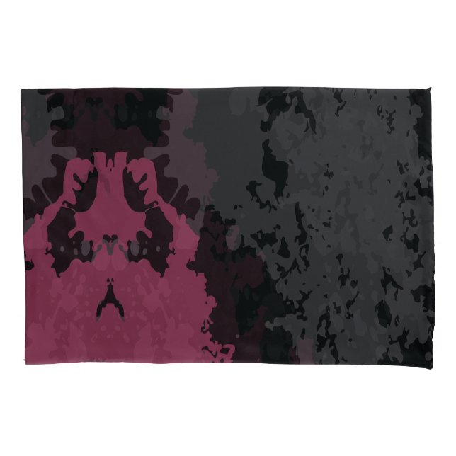 Colourful Abstractions: A Fusion of Splashes Pillowcase (Front)