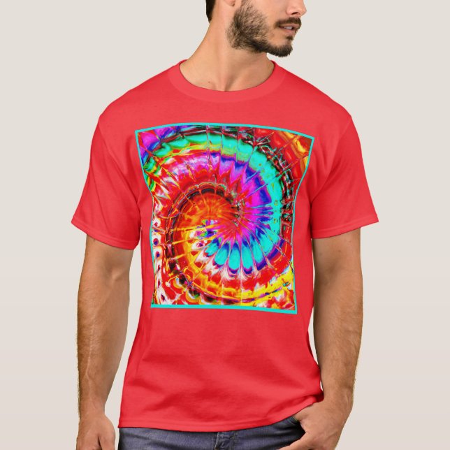 Colourful Abstractions Pattern Art T-Shirt (Front)