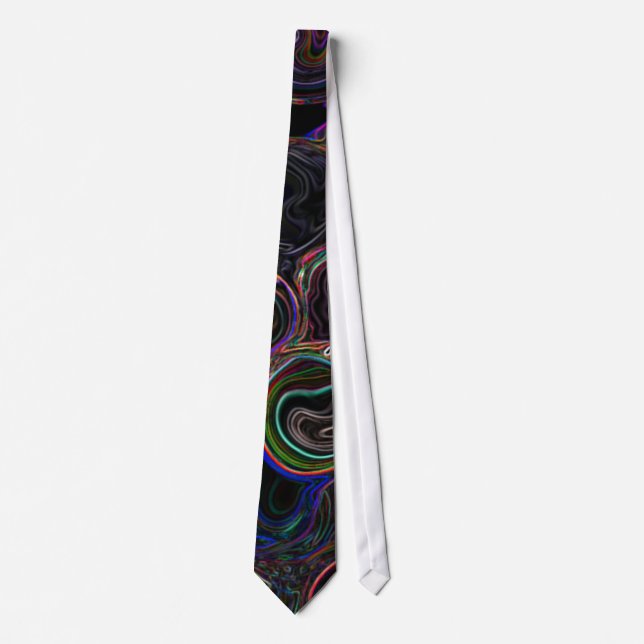Colourful accents on Black Tie (Front)