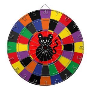 Colourful Add Your Own Image to Centre Dartboard