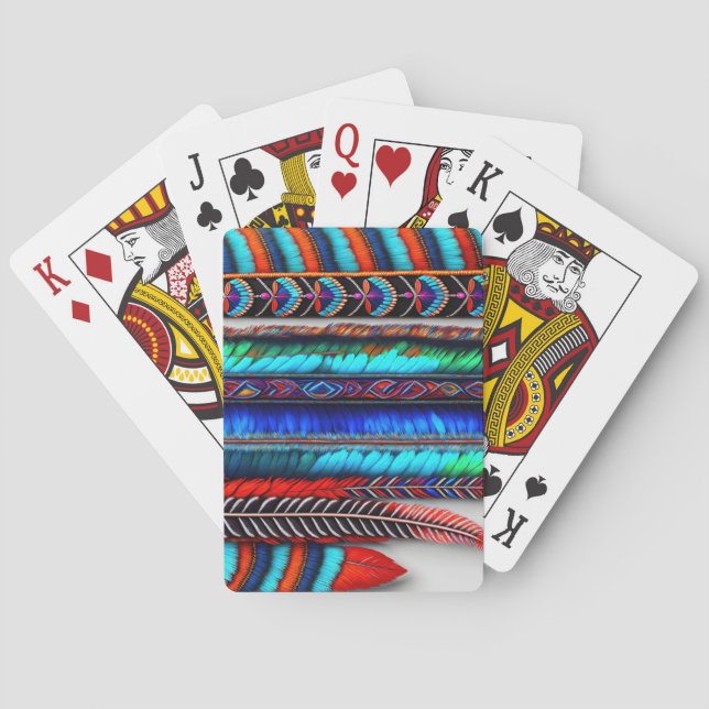 Colourful Adornments Playing Cards (Back)