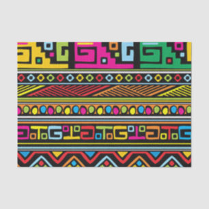 Colourful Africa Pattern Design Tissue Paper