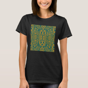 Colourful African Pattern African artwork African  T-Shirt