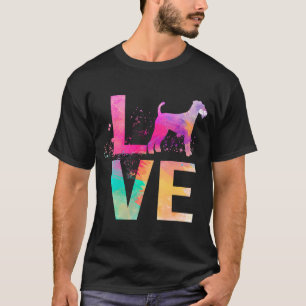 Colourful Airedale Terrier Dog Mum  Airedale Terri T-Shirt