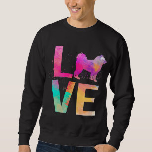 Colourful Alaskan Malamute Dog Mum Gifts Alaskan M Sweatshirt