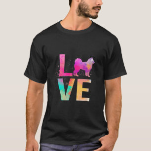 Colourful Alaskan Malamute Dog Mum Gifts Alaskan M T-Shirt
