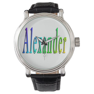 Colourful Alexander Name Logo, Watch