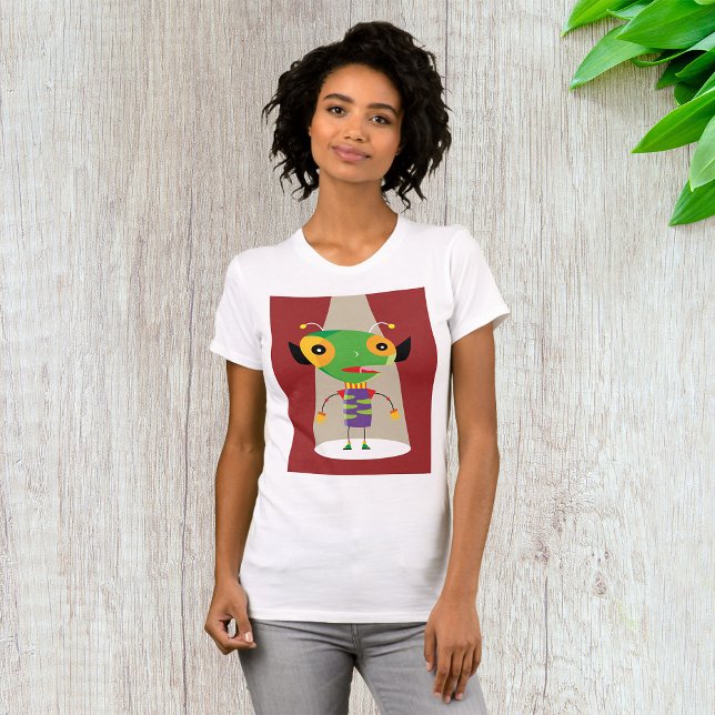 Colourful Alien Ant in Spotlight Quirky Sci-Fi  T-Shirt (Creator Uploaded)