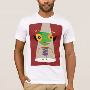 Colourful Alien Ant in Spotlight Quirky Sci-Fi  T-Shirt