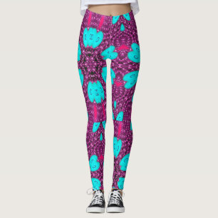 Colourful All-Over-Print Leggings