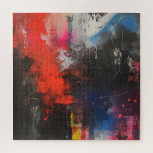 Colourful Allegory Abstract Art Jigsaw Puzzle