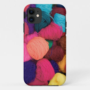 Colourful Alpaca Wool, Huaraz, Cordillera Blanca iPhone 11 Case