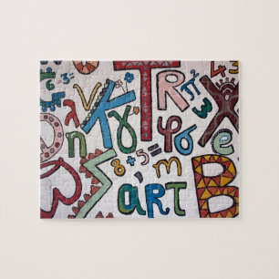 Colourful Alphabets Jigsaw Puzzle