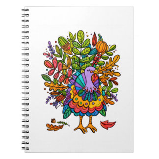 Colourful and amazing funny turkey styled notebook