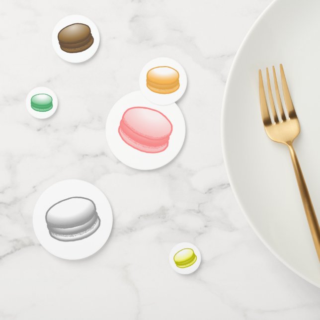 Colourful and Beautiful Macarons Confetti (Group)