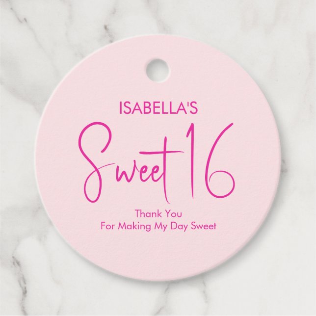Colourful and Beautiful Macarons Favour Tags (Front)