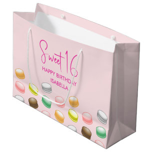 Colourful and Beautiful Macarons Large Gift Bag