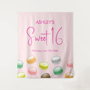 Colourful and Beautiful Macarons Tapestry