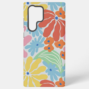 Colourful and Bright Abstract Floral Samsung Galaxy Case