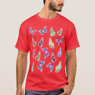 Colourful and Cute Butterfly Pattern 3 1 T-Shirt
