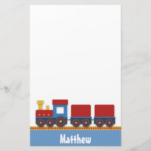 Colourful and Cute Toy Train for Boys Stationery