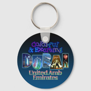 Colourful and Exciting Dubai Key Ring
