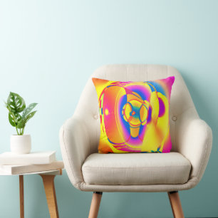 Colourful And Fashionable Patterns Art Cushion