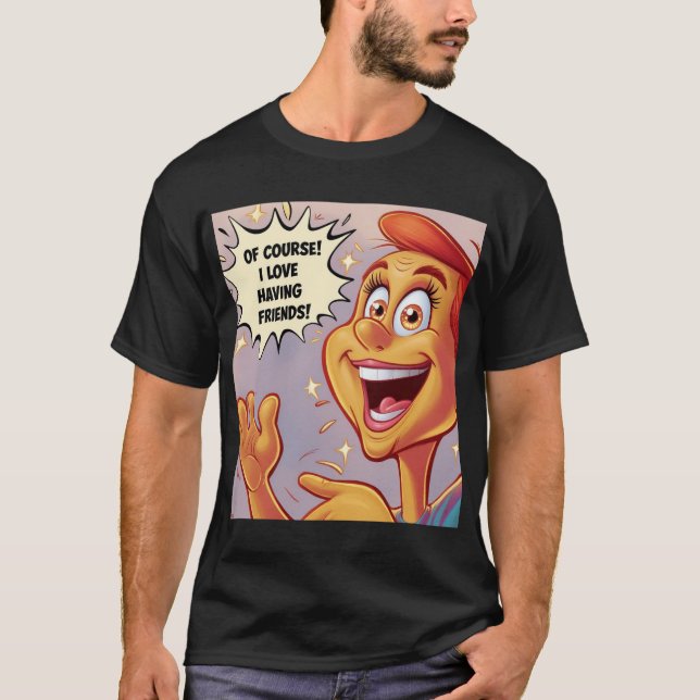 Colourful and fun cartoon T-shirts for every lifes (Front)